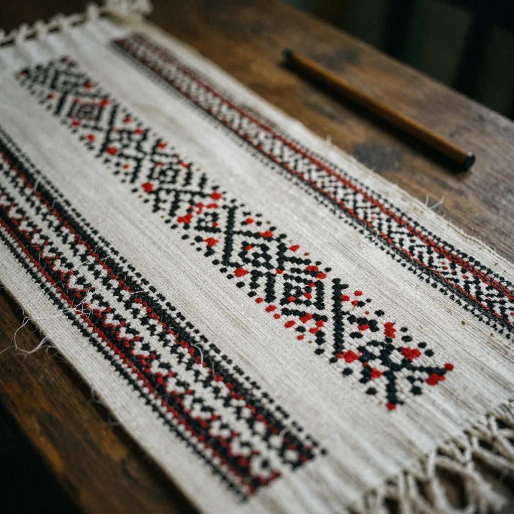 Finsk vevkunst med komplekse mønstre