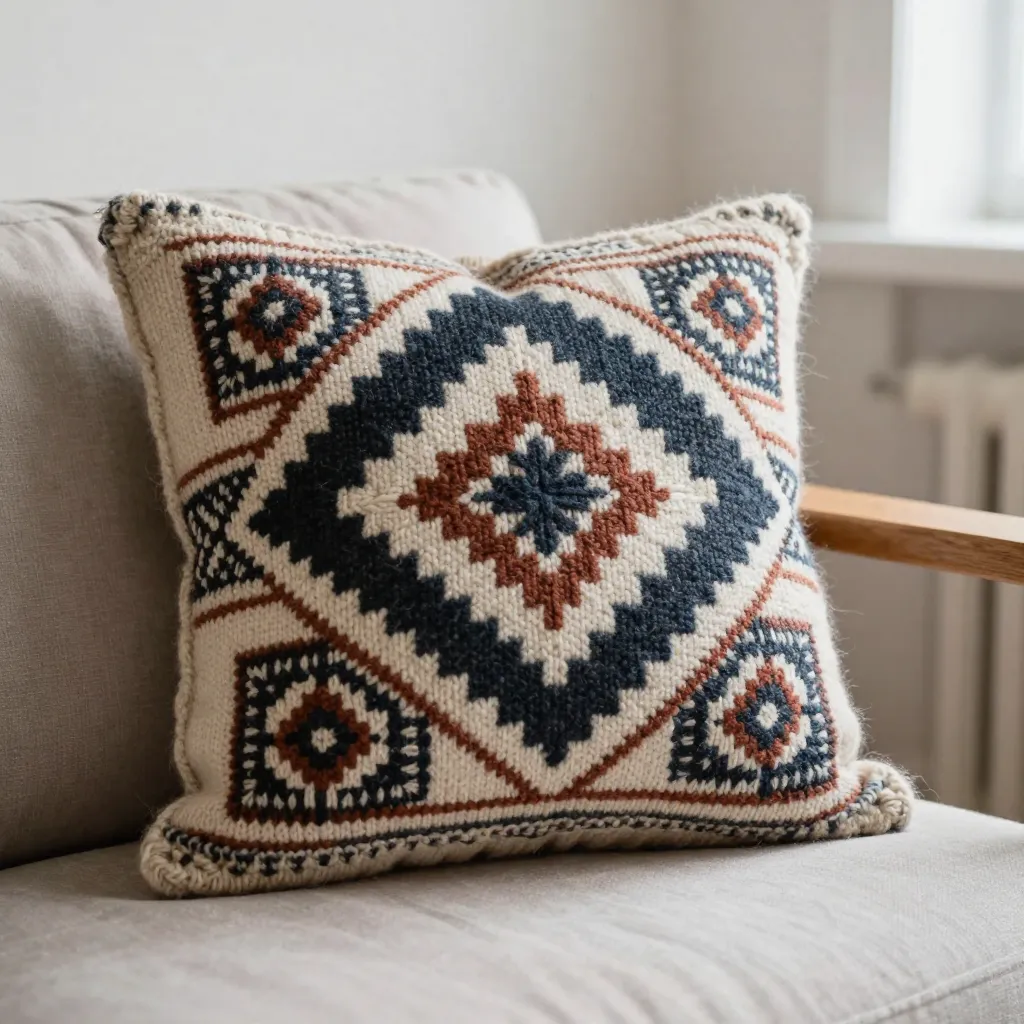 Komplekse vevmønstre i nærbilde